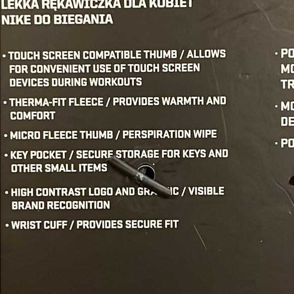 Nike Livestrong Tech Thermal Running Gloves Anthracite/Maize new Women's Medium - Picture 11 of 12